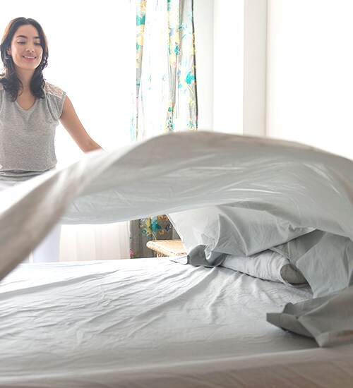 Clean bedding